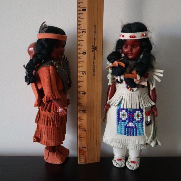 Collectible Native American dolls / Vintage Carlson dolls Native American dolls - Picture 10 of 13